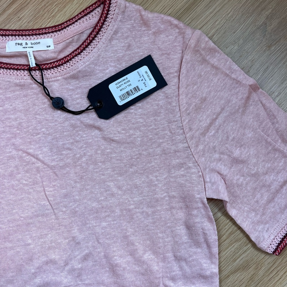 Rag & Bone linen t-shirt - Picture 2 of 2